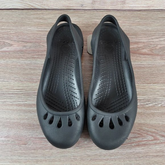 CROCS Shoes - Crocs Kadee Slingback Shoes Women's Size 10 Slip On Comfort Ballet Flats Slipper